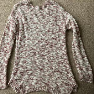 Comfy Pink Rose Sweater